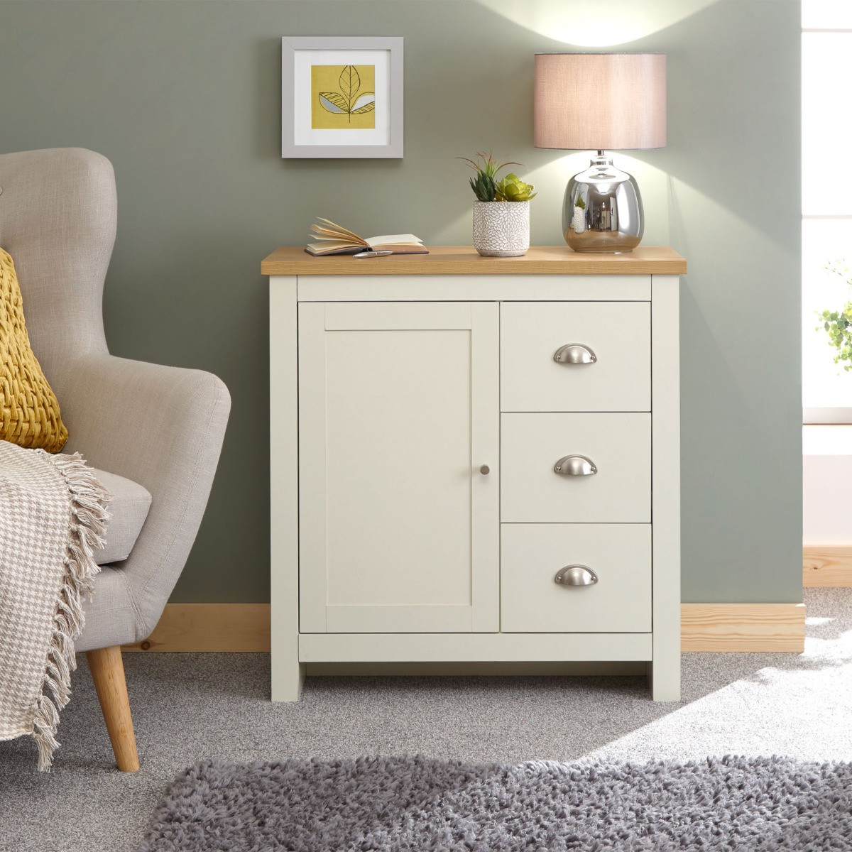 Lancaster Multi Sideboard Unit - Cream>