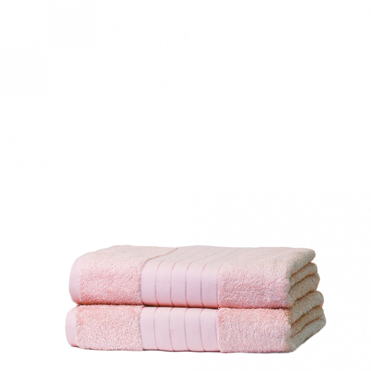 Luxury 100% Cotton 2 Jumbo Bath Sheets Large Towels Bale - Light Pink>