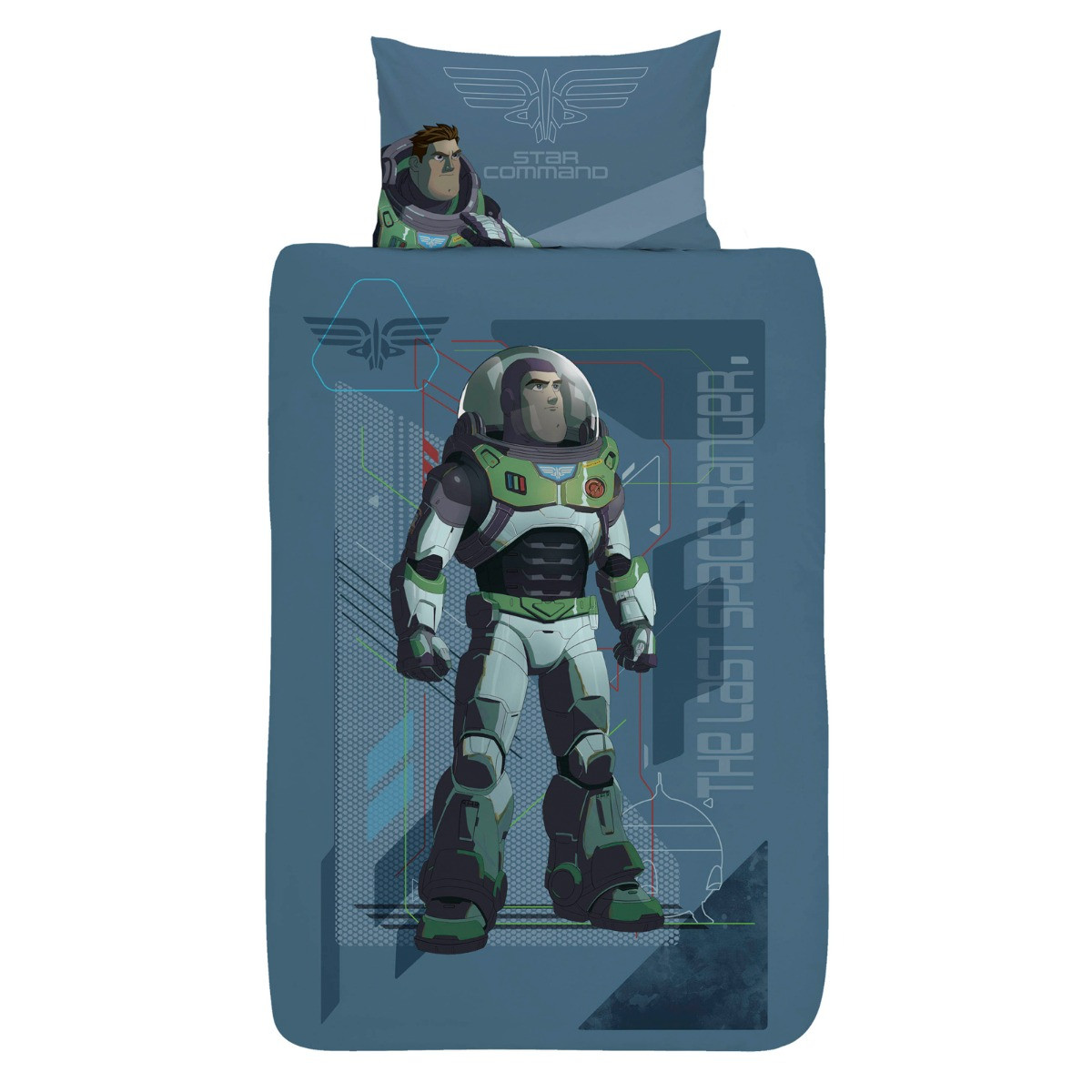 Buzz Lightyear Space Ranger Reversible Duvet Set - Single>