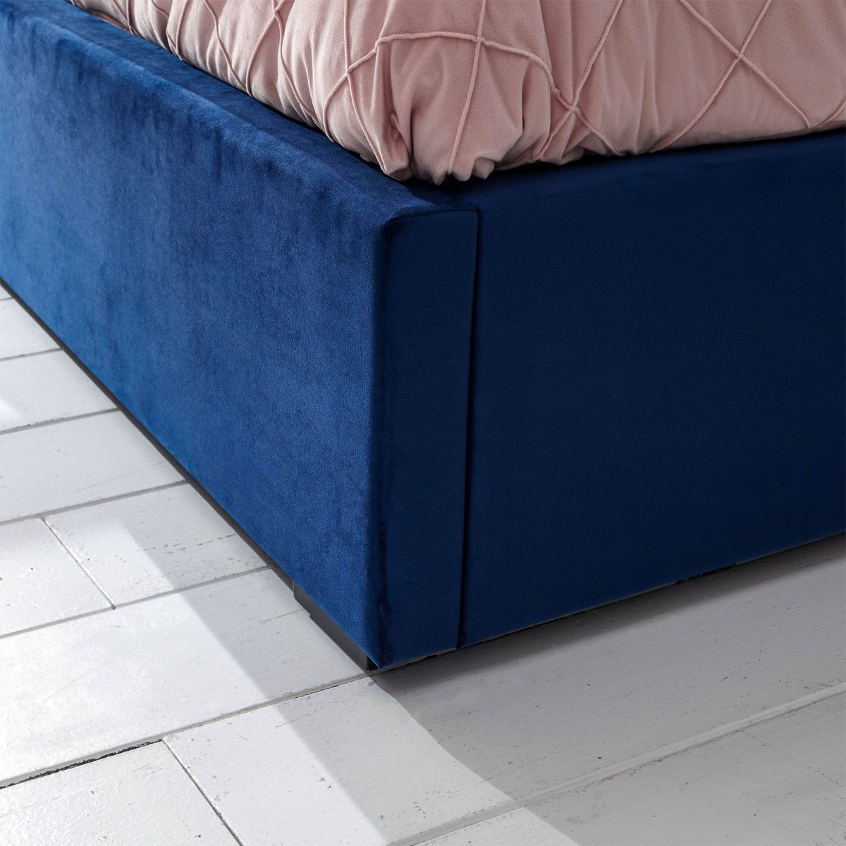 Milazzo Ottoman Storage Bed, 4ft 6 Double - Royal Blue>