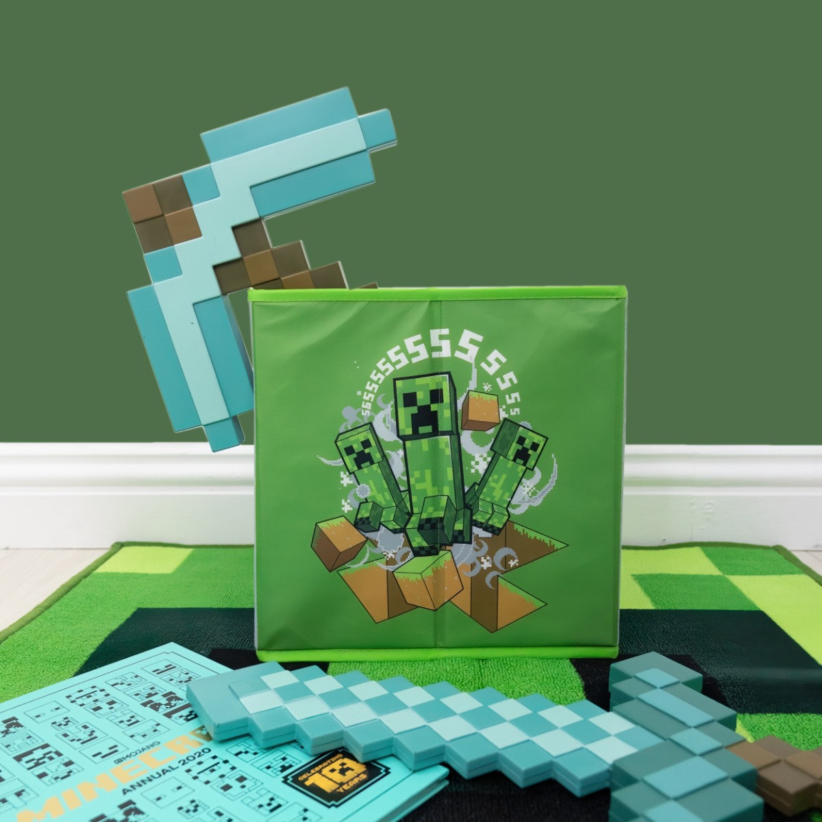 Minecraft Storage Box, 2 Pack - Multi>