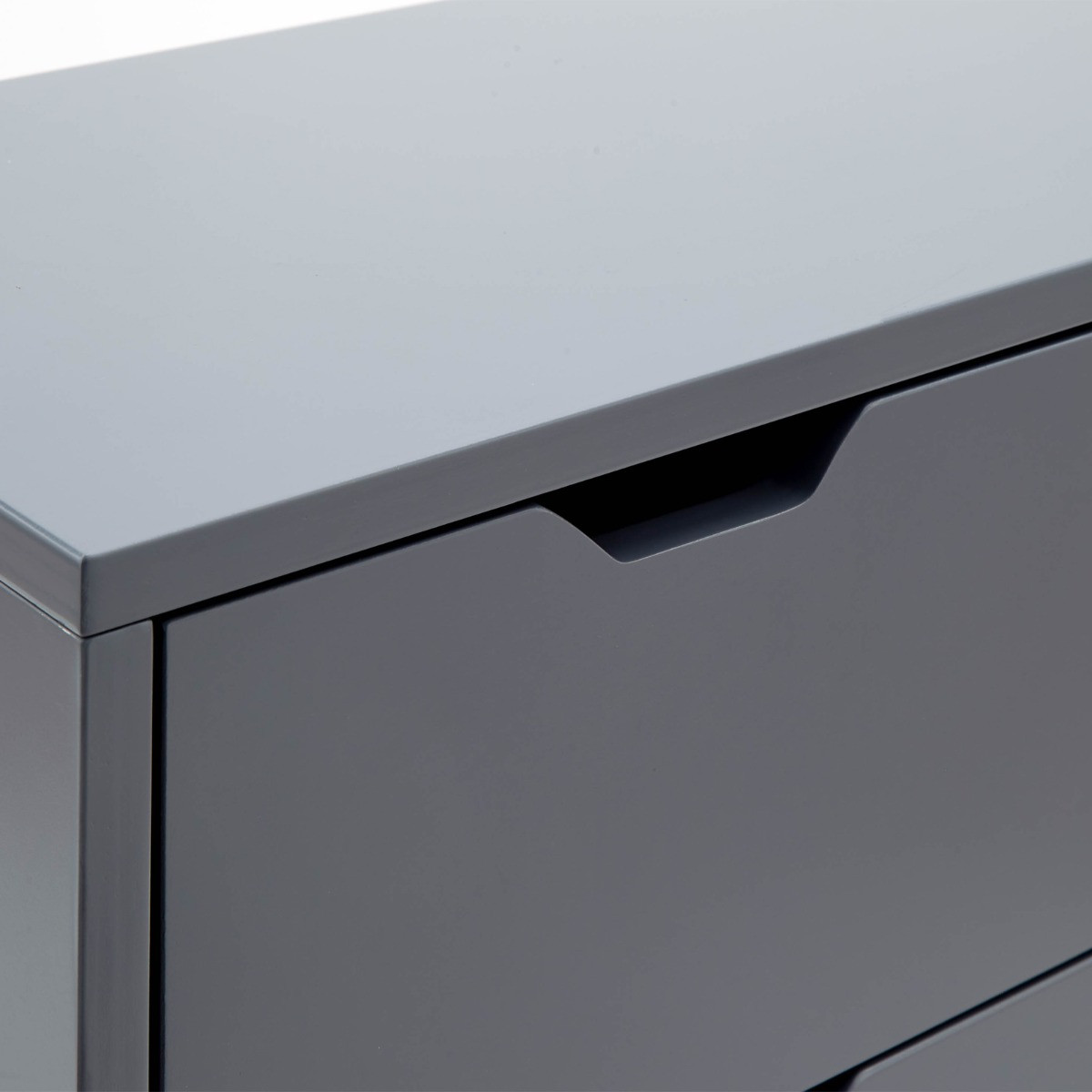 Nyborg 2+2 Drawer Chest of Drawers - Dark Grey>