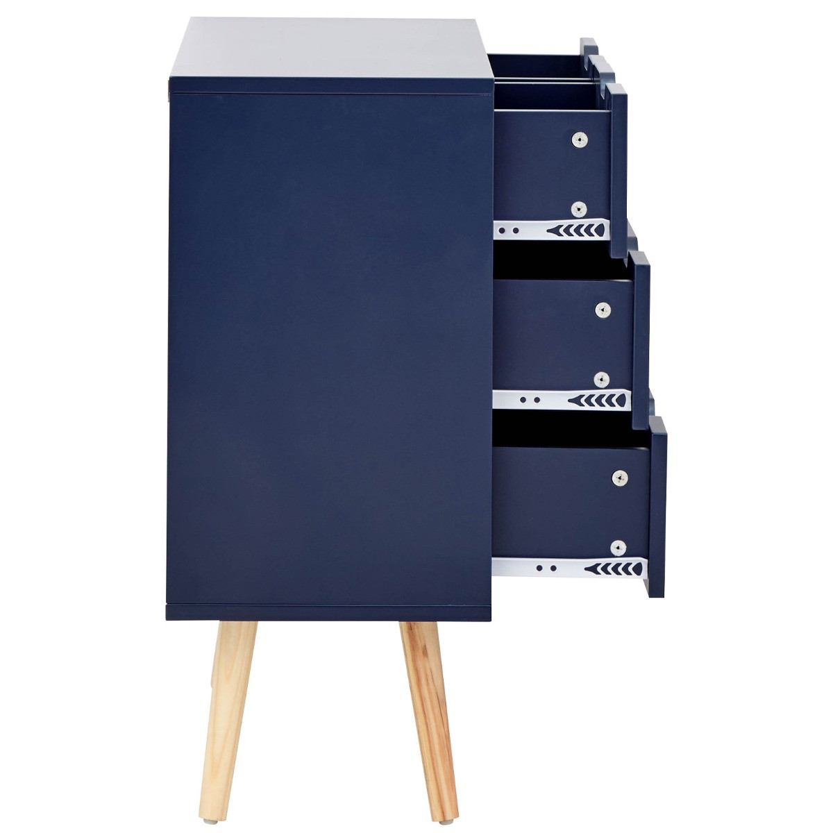 Nyborg 2+2 Drawer Chest of Drawers - Nightshadow Blue>