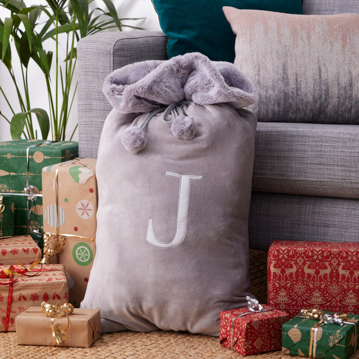 OHS Alphabet Sack, A - Grey>