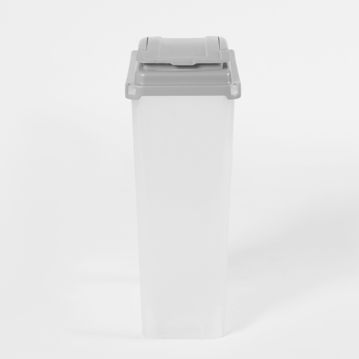 Wham 25L Slim Recycle Bin & Lid Grey/White