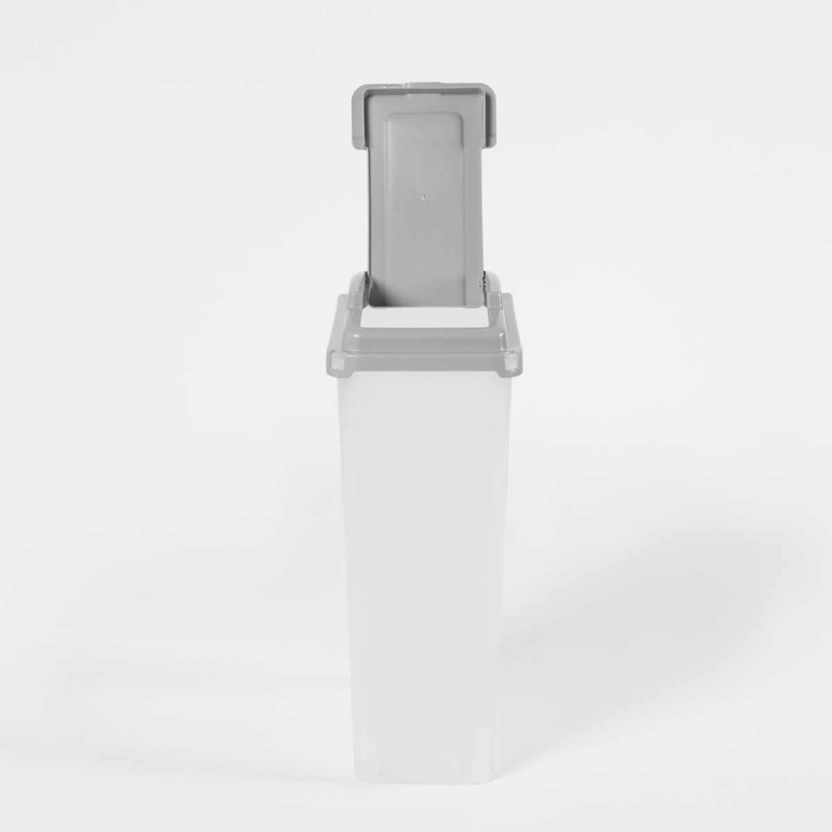 Wham 25L Slim Recycle Bin & Lid Grey/White