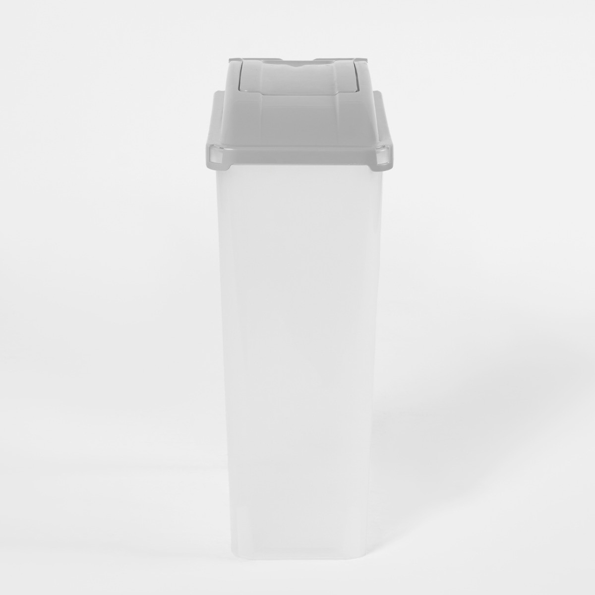 Wham 25L Slim Recycle Bin & Lid Grey/White