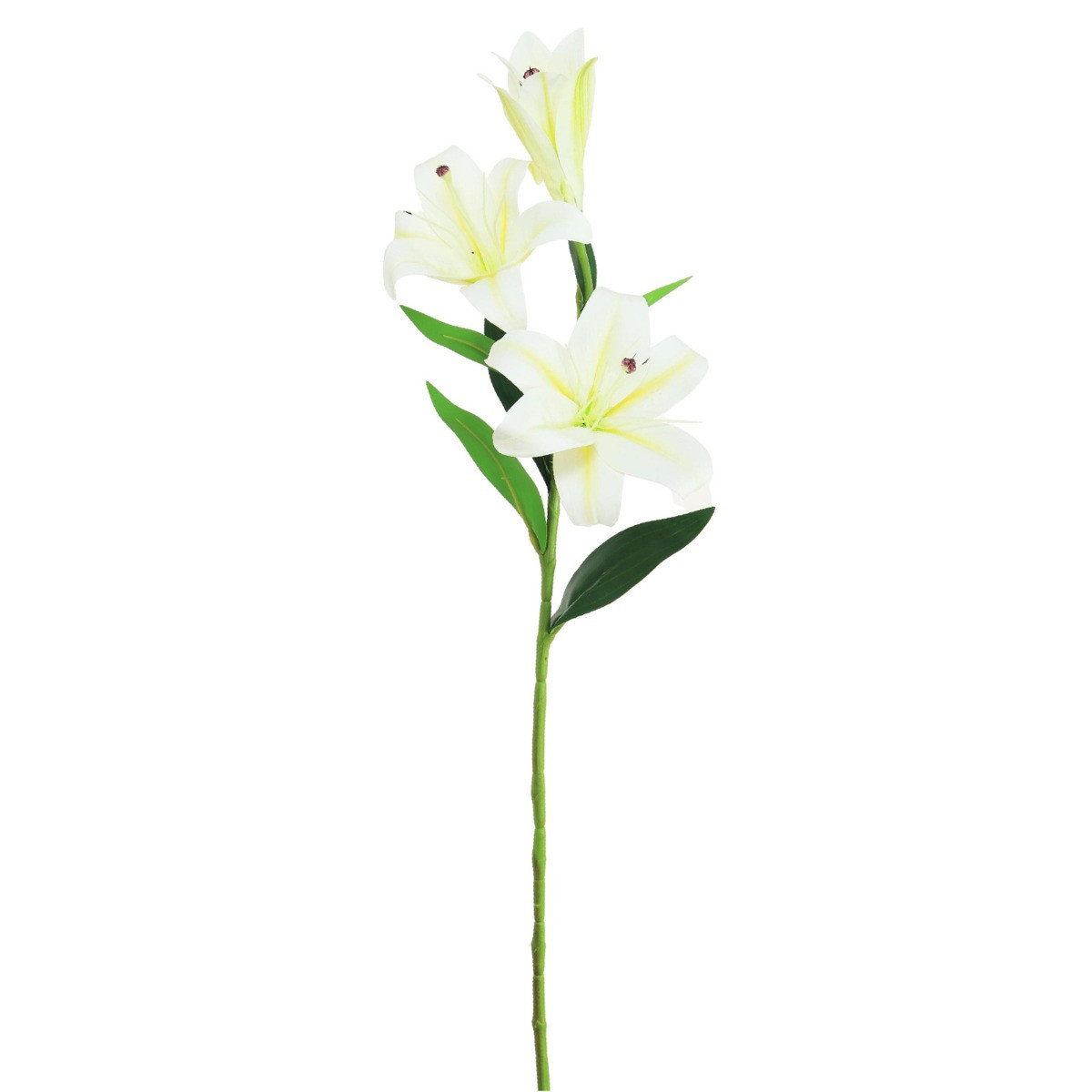 Artificial Small Asiatic Lily - White>