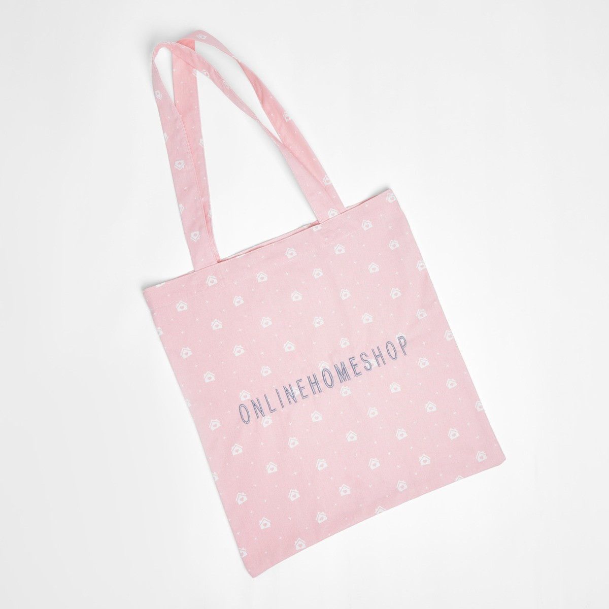 OHS Printed Canvas Tote Bag - Blush Pink>