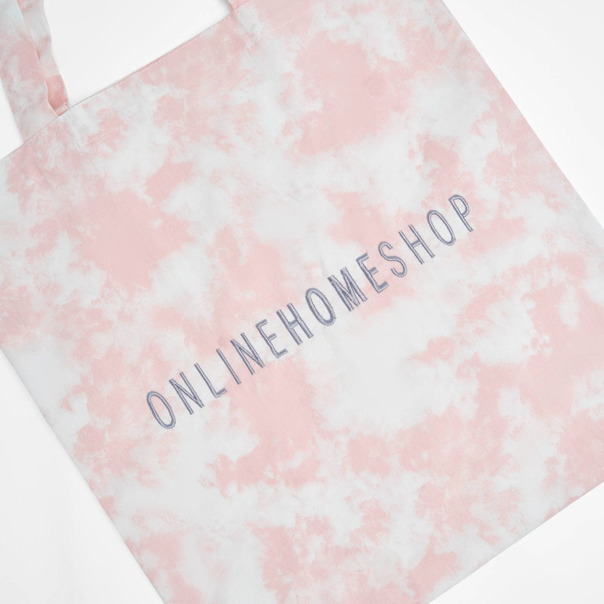 OHS Tie Dye Canvas Tote Bag - Blush Pink>