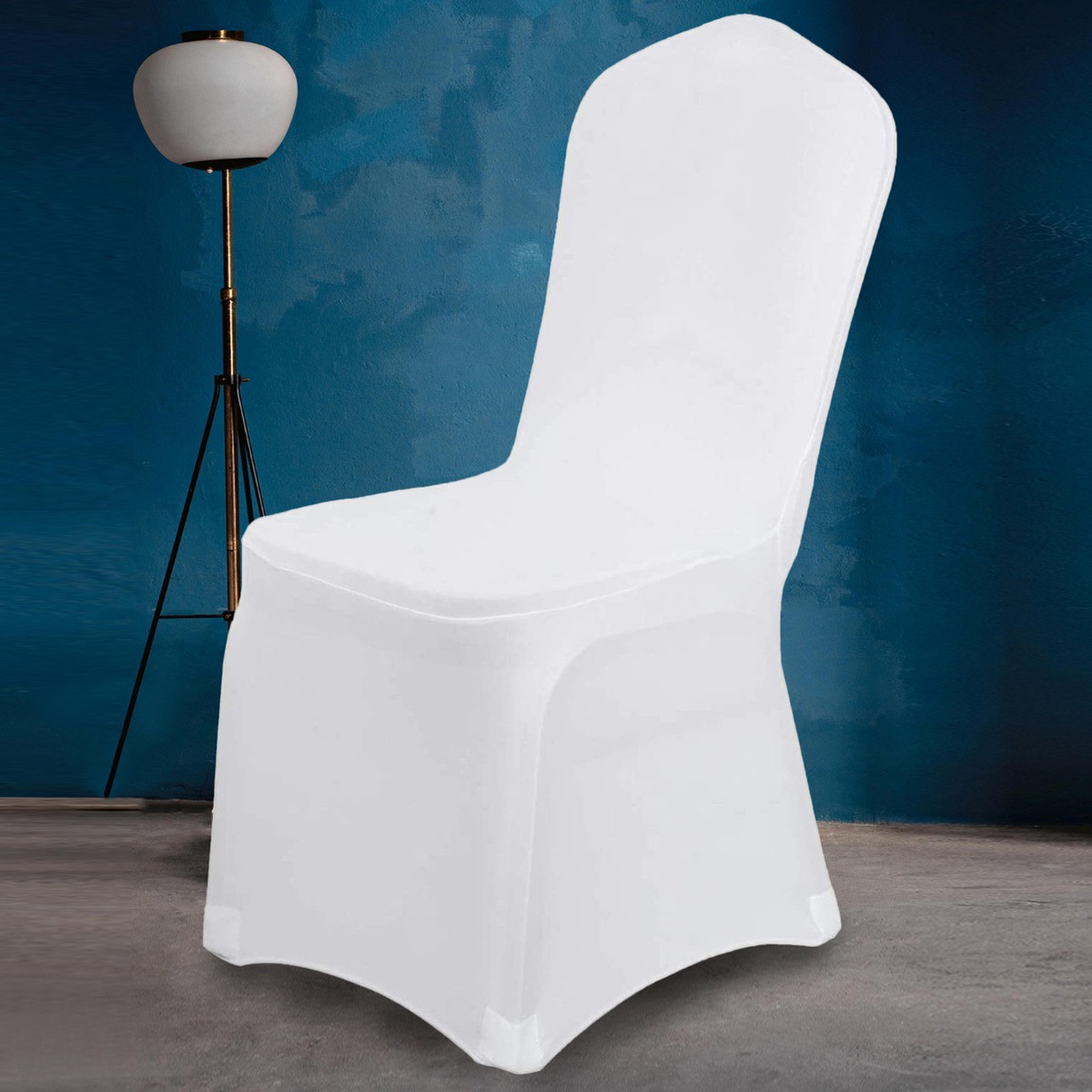 OHS Banquet Chair Cover - White>