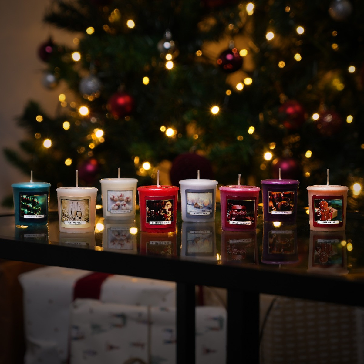 Starlytes Christmas Scented Votive Candle Gift Set>
