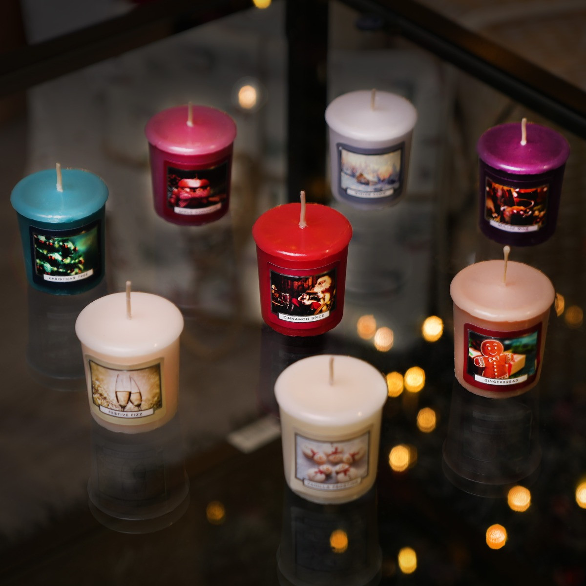 Starlytes Christmas Scented Votive Candle Gift Set>