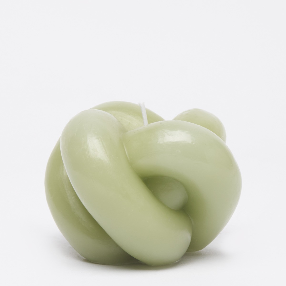 OHS Knot Decorative Candle - Green>