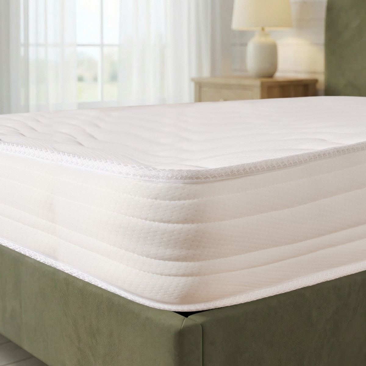 OHS Extra Comfort Memory Foam Spring Mattress, White – Shorty>