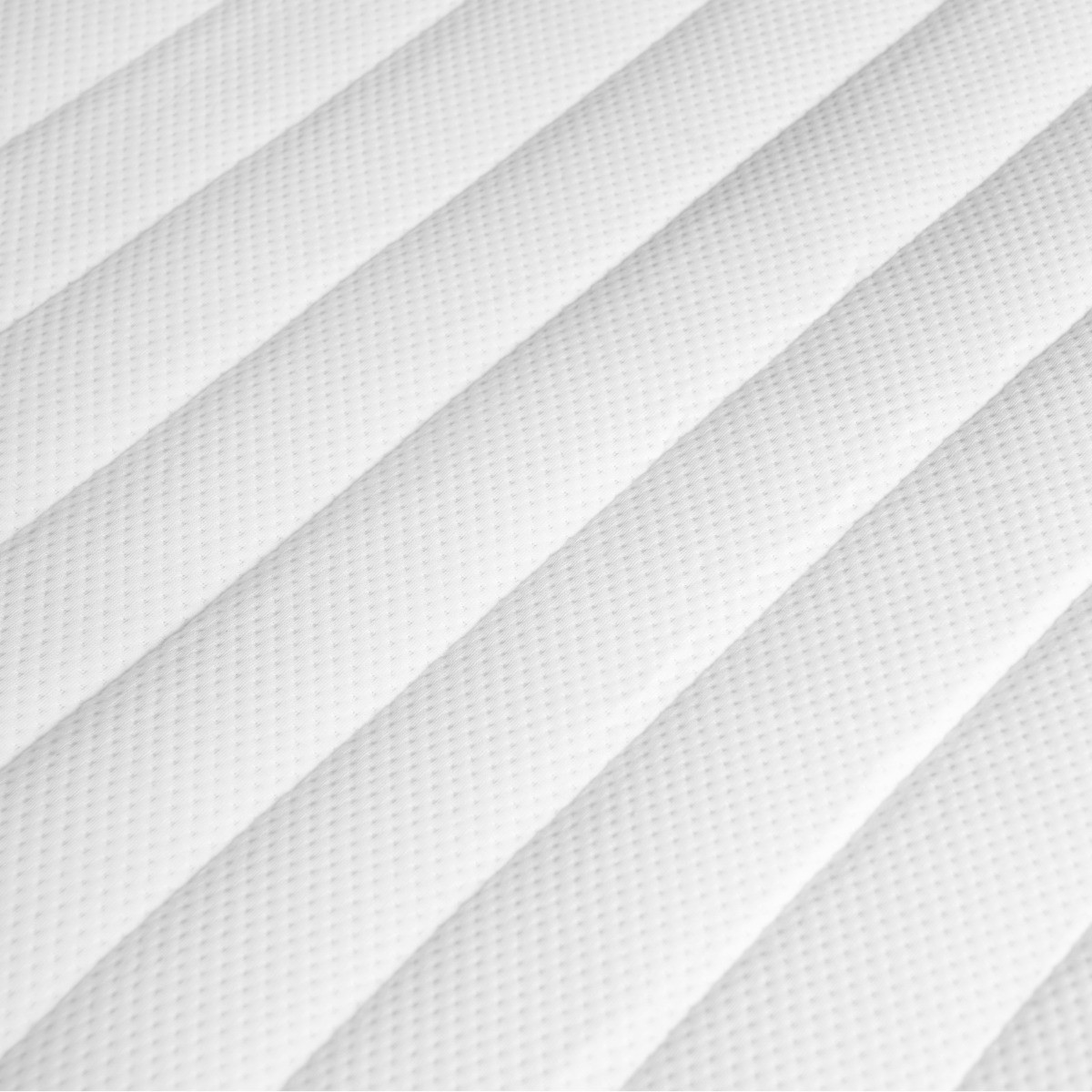 OHS Extra Comfort Memory Foam Spring Mattress, White/Grey Trim – Double>