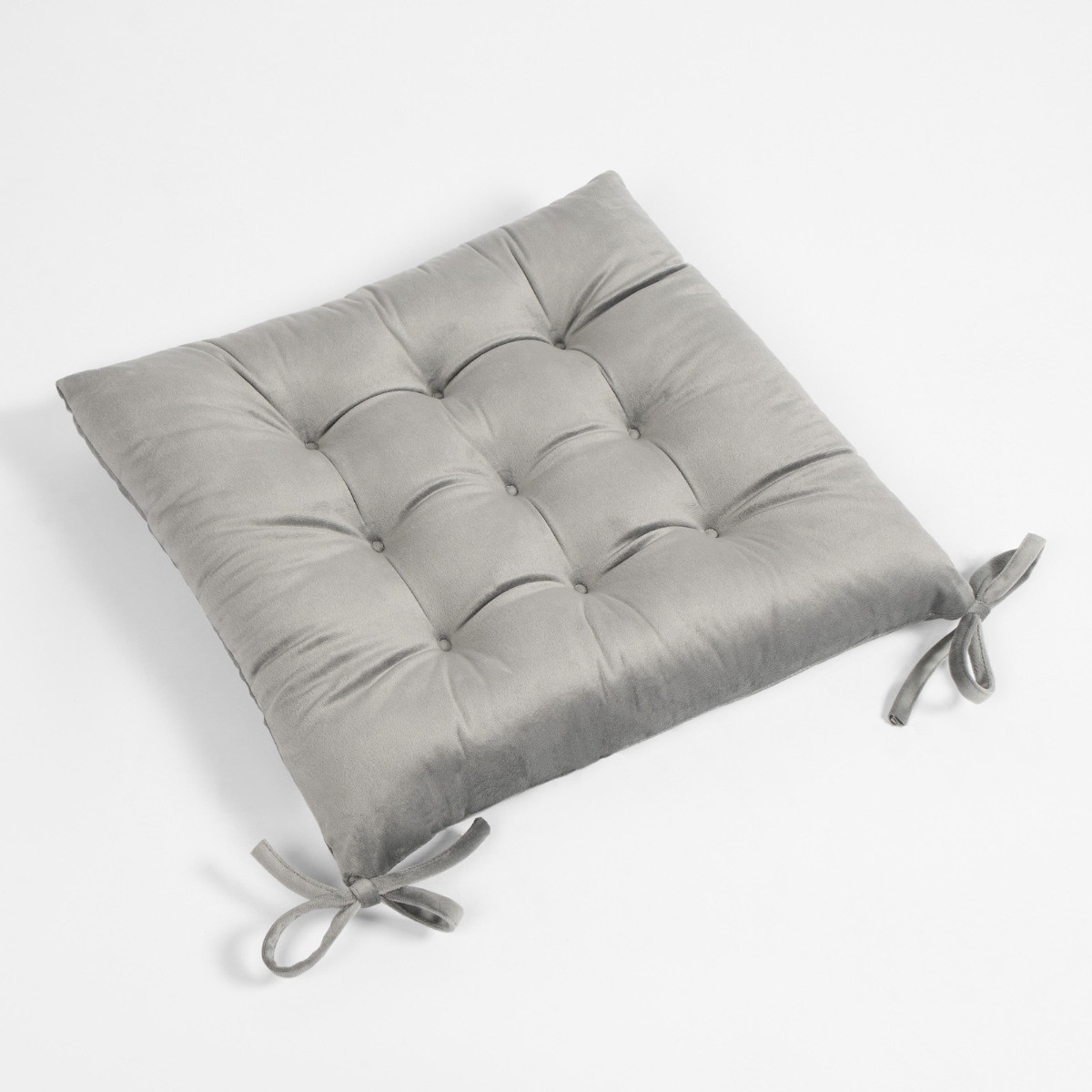 OHS Matte Velvet Indoor Seat Pads - Silver>