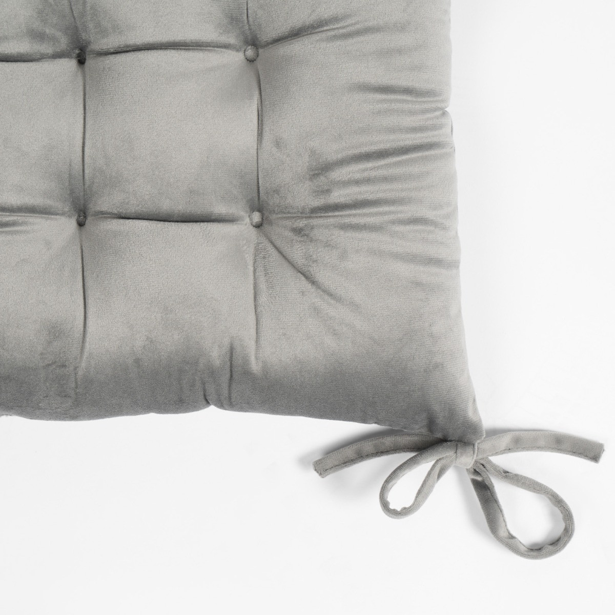 OHS Matte Velvet Indoor Seat Pads - Silver>