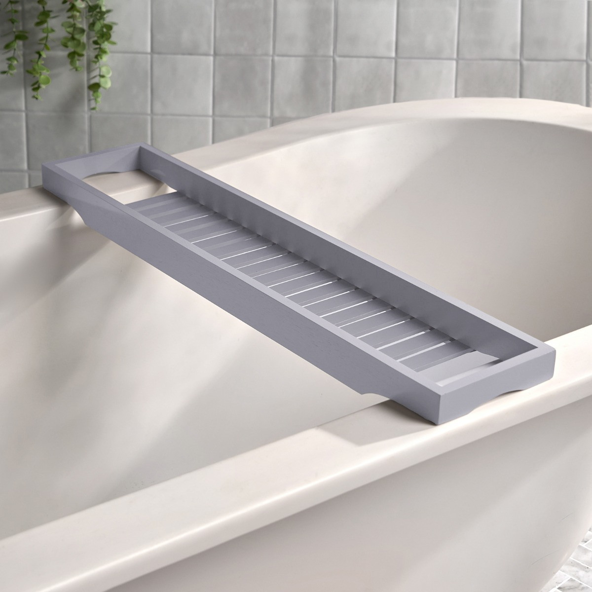 OHS Wooden Bath Rack - Charcoal>