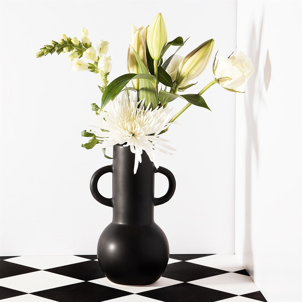 Sass & Belle Amphora Vase - Black>