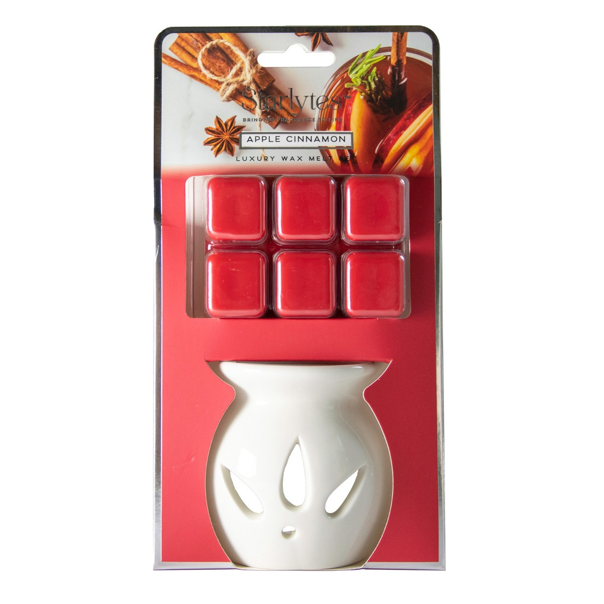 Starlytes Wax Burner Set Apple Cinnamon