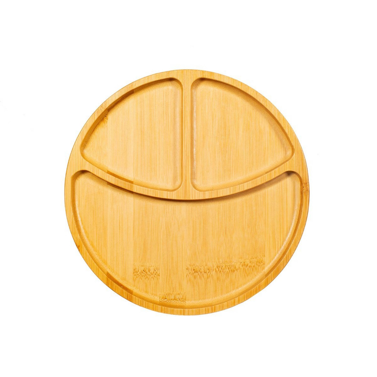 Sass & Belle Bamboo Section Plate - Natural>