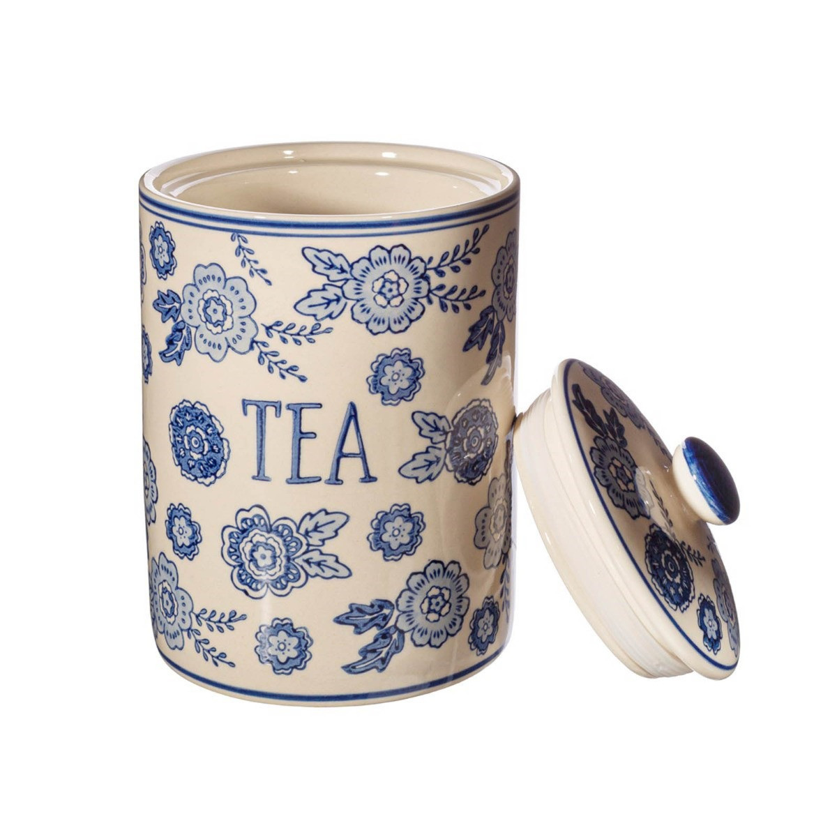Sass & Belle Willow Tea Storage Jar - Blue>