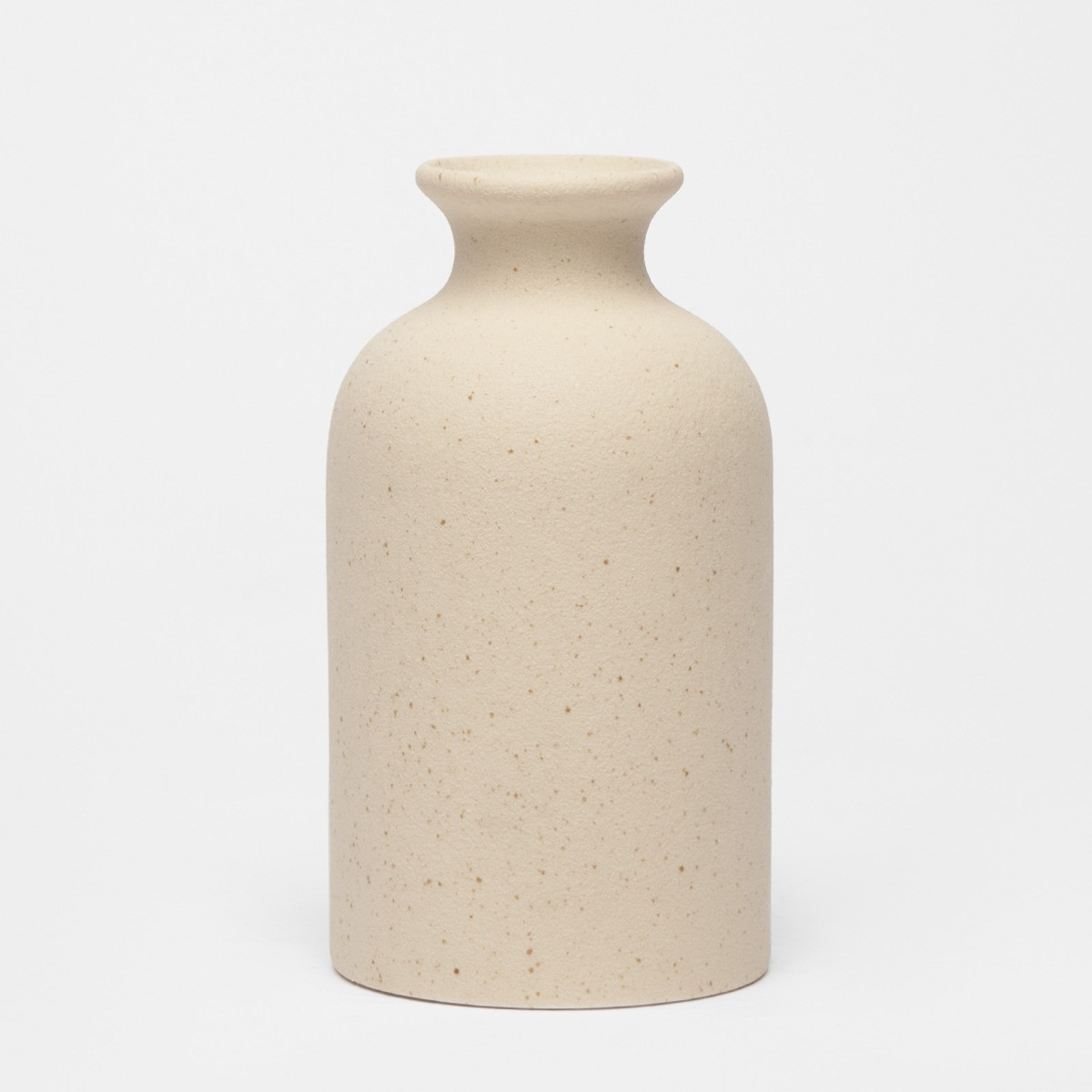 OHS Speckled Ceramic Bud Vase - Natural>