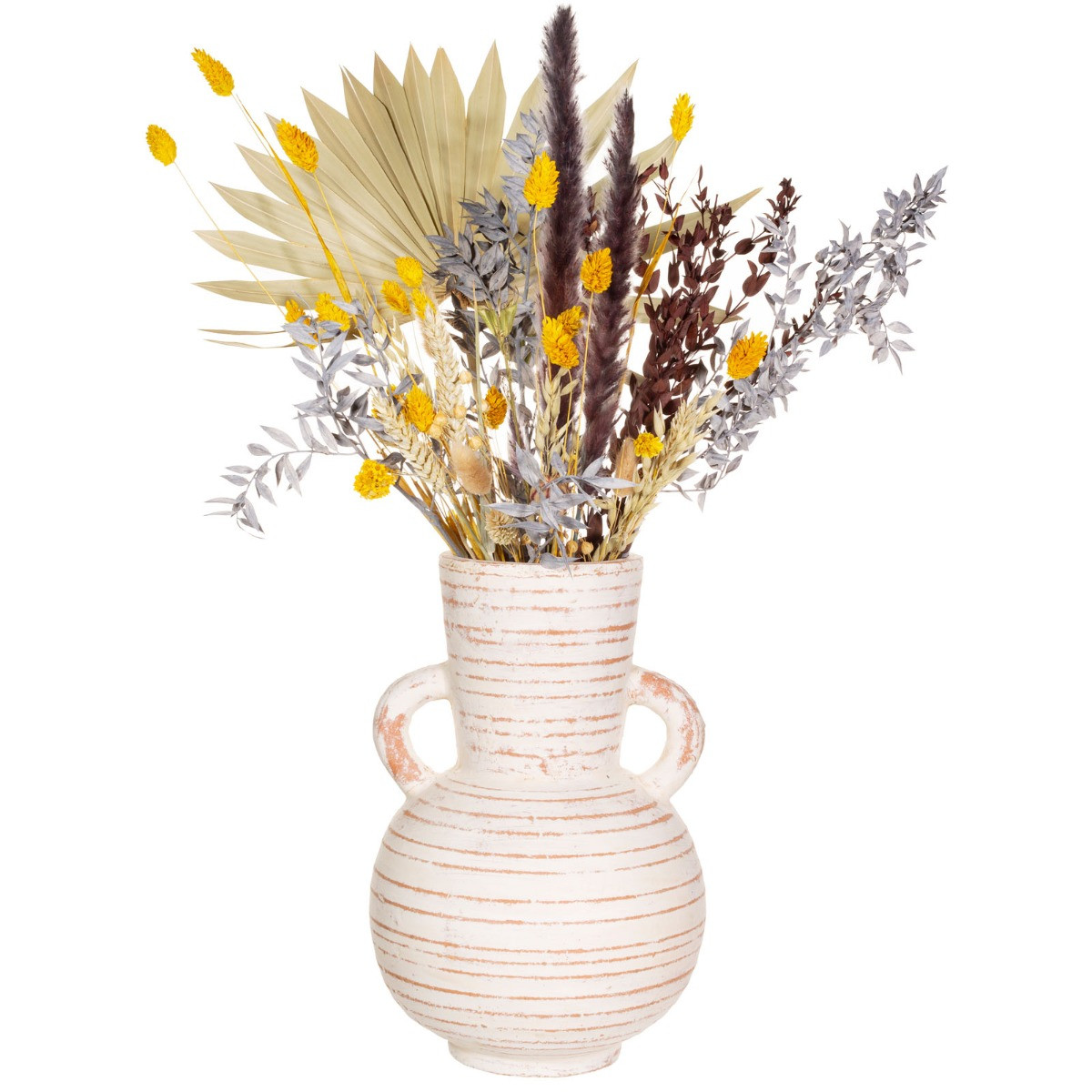 Sass & Belle Daphne Amphora Tall Vase - White>