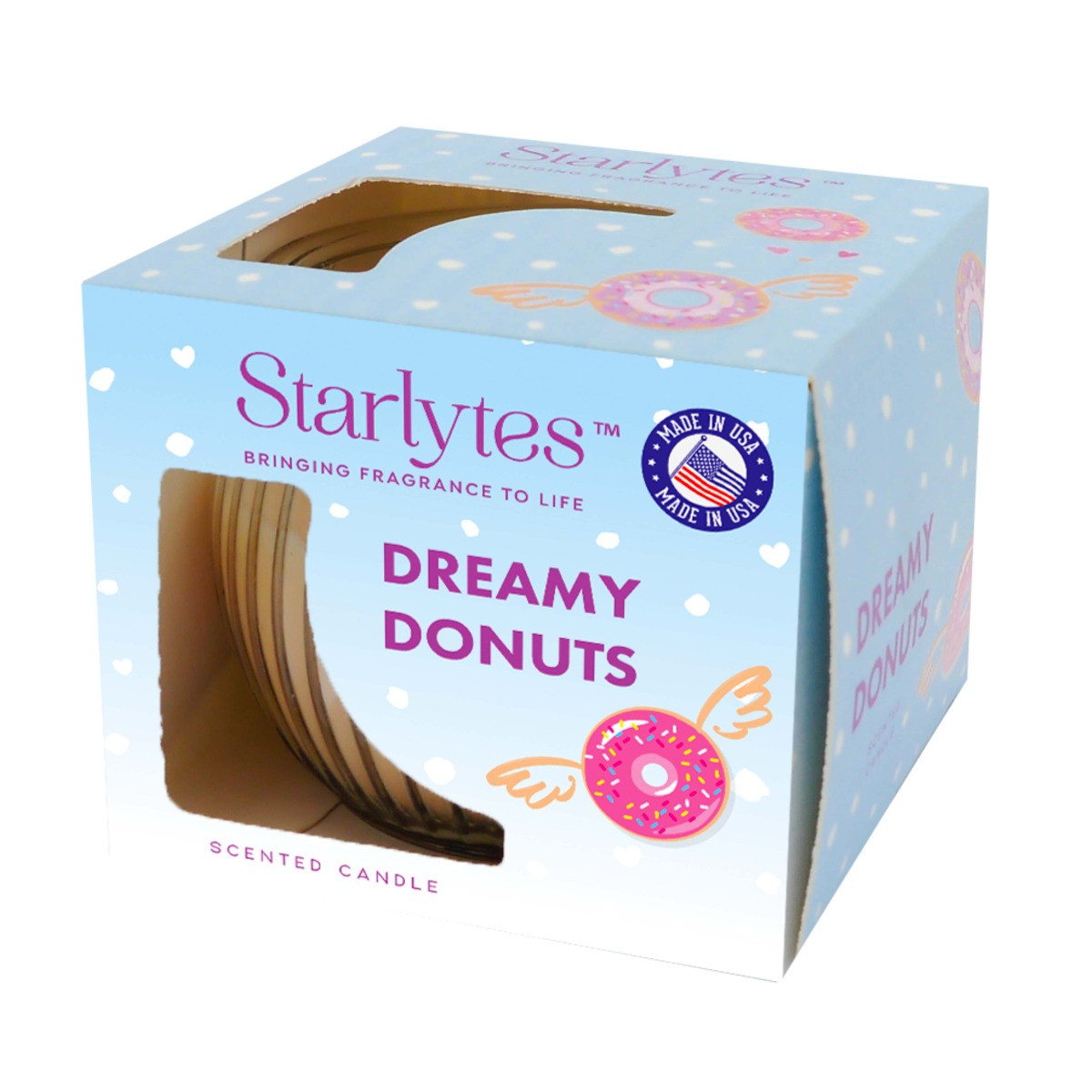 Starlytes Boxed Candle - Dreamy Donuts>