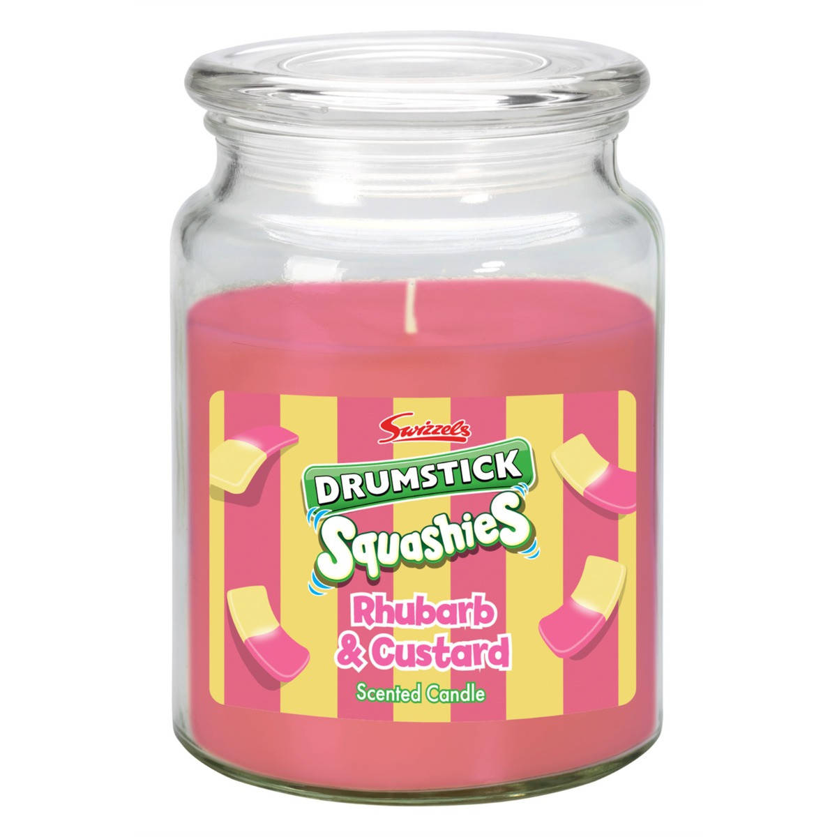 Swizzels 18oz Jar Candle - Rhubarb & Custard>