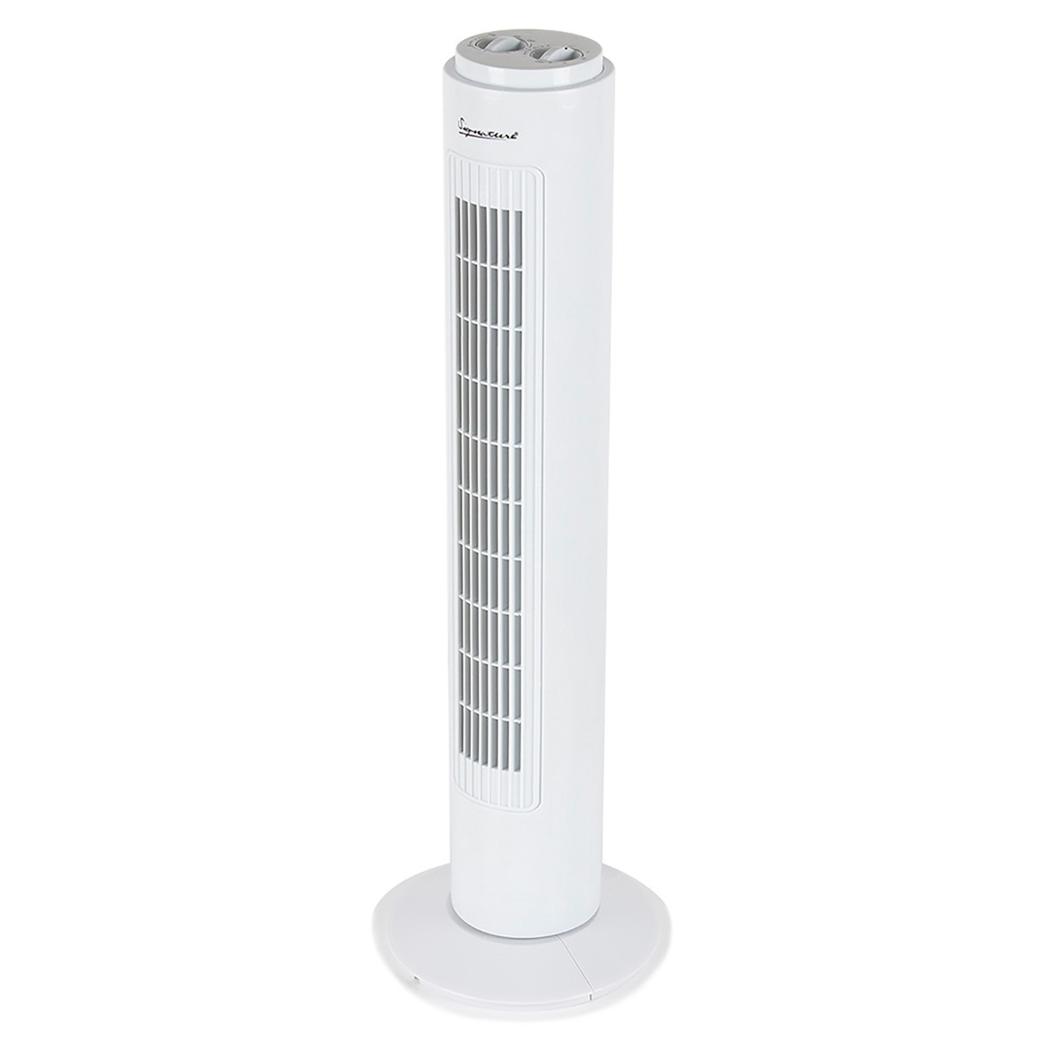 Signature Free Standing Cooling Tower Fan, White - 29">