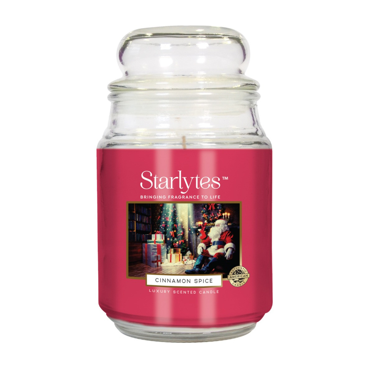 Starlytes 18oz Jar Candle - Cinnamon Spice>