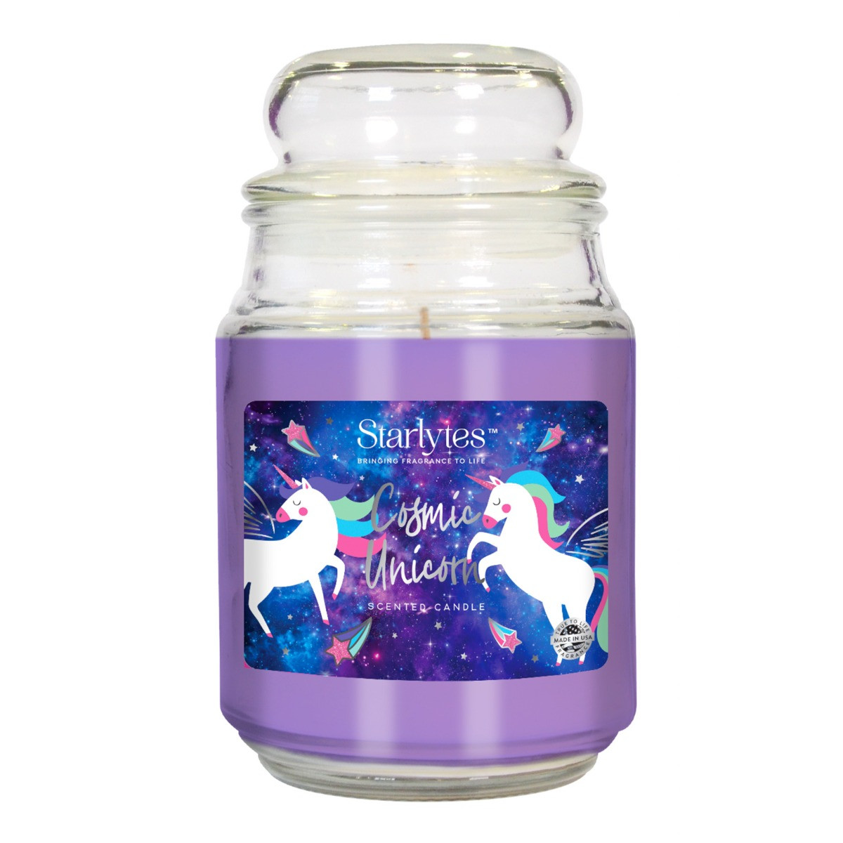 Starlytes 18oz Jar Candle - Cosmic Unicorn>