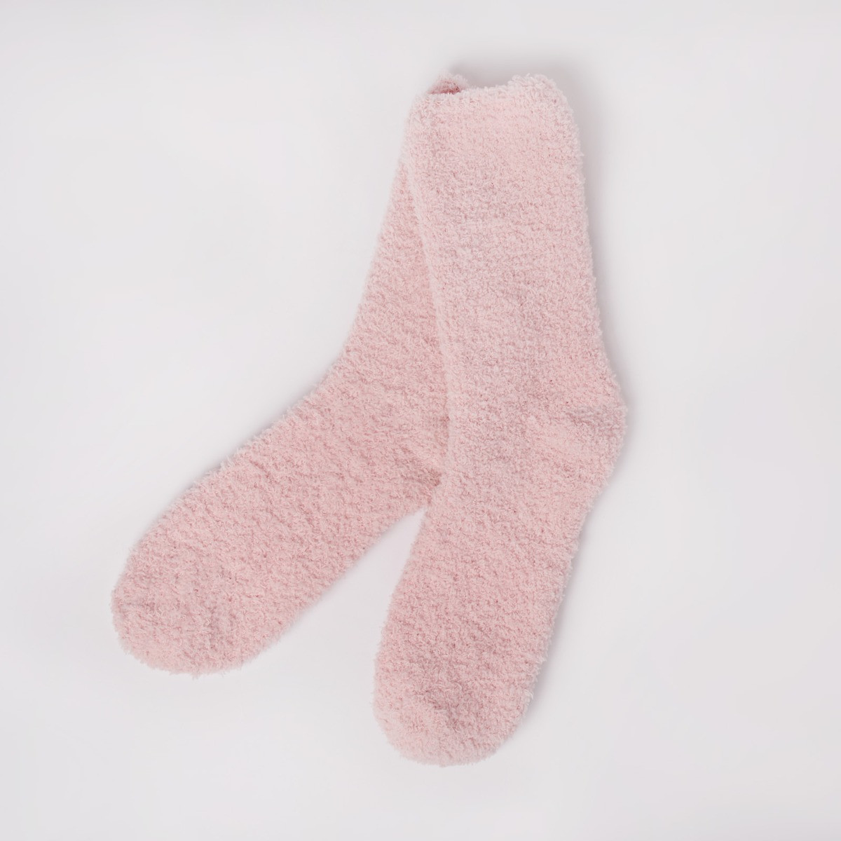 OHS Fluffy Fleece Socks - Blush>