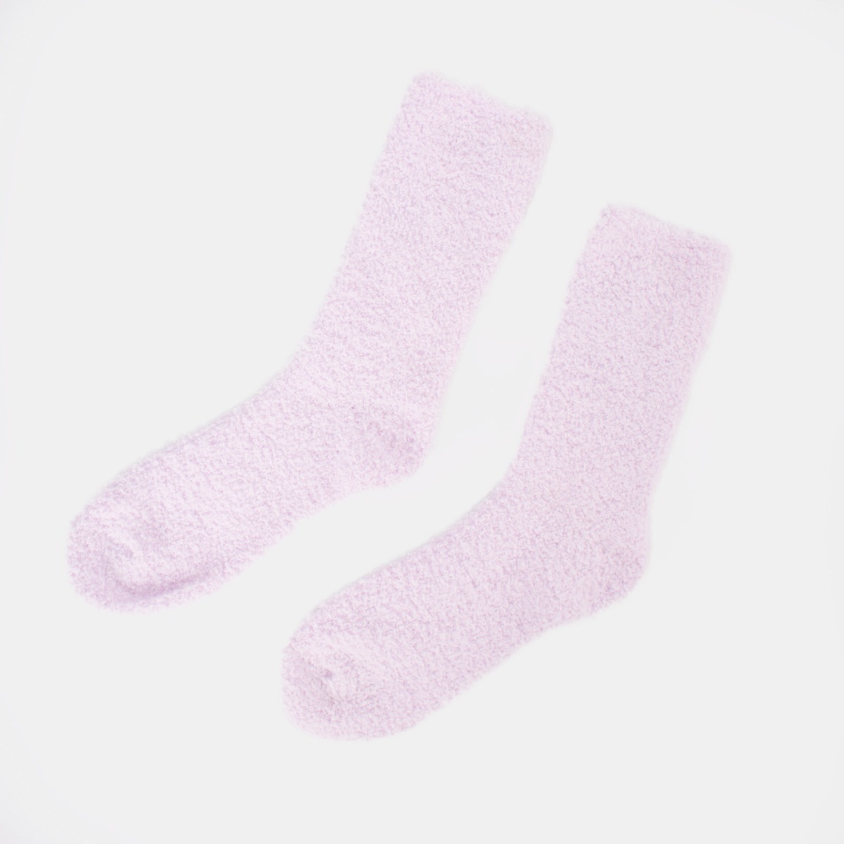 OHS Fluffy Fleece Socks - Lilac>