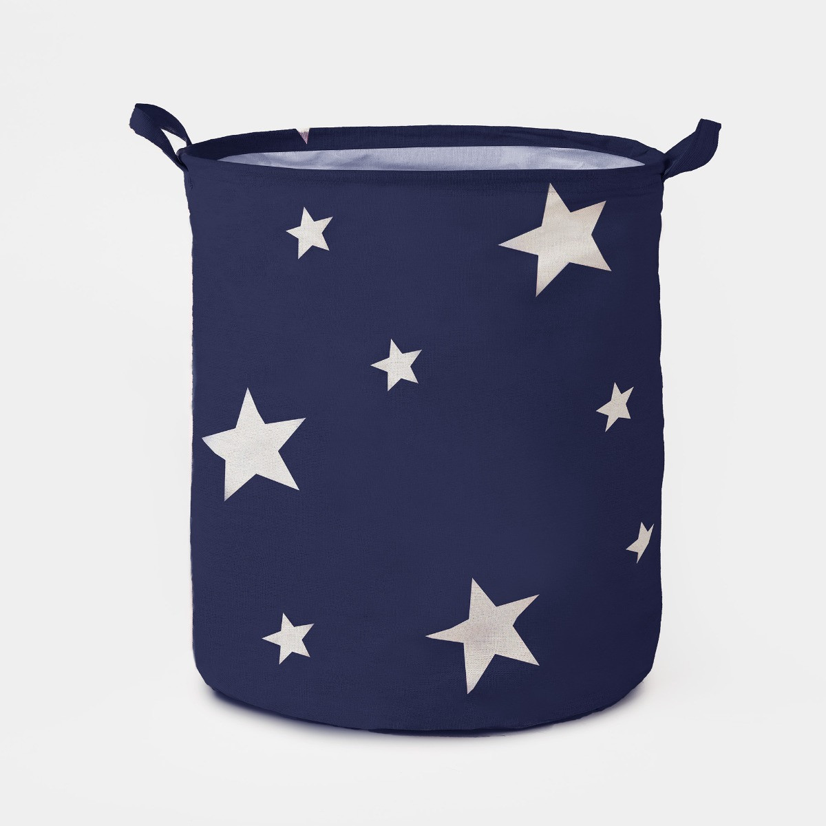 OHS Star Print Storage Basket - Navy>