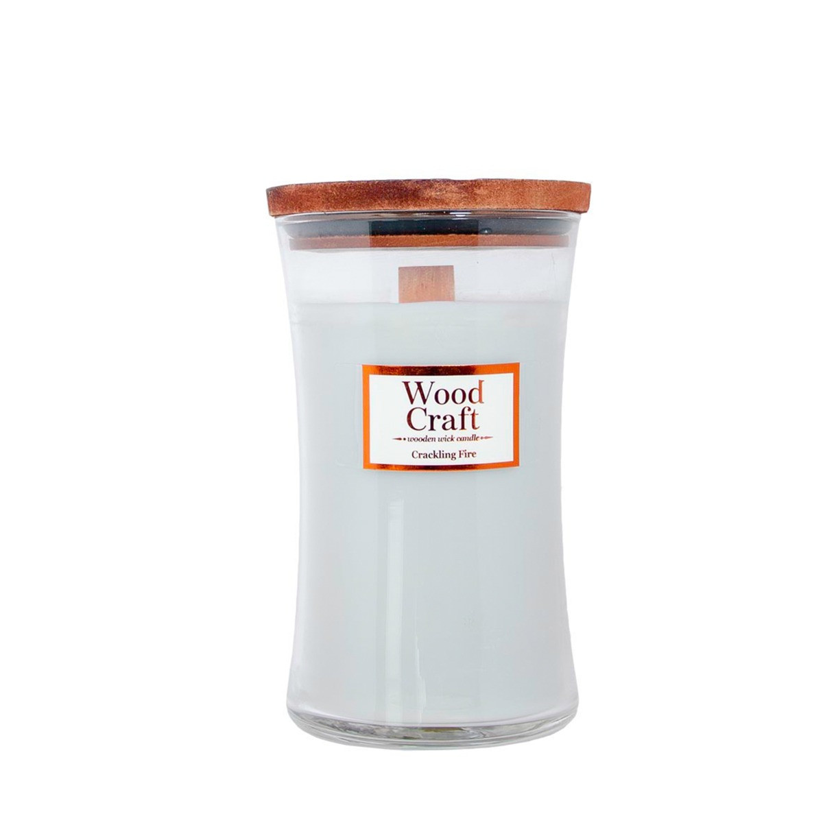Woodcraft 21oz Hourglass Candle - Crackling Fire>