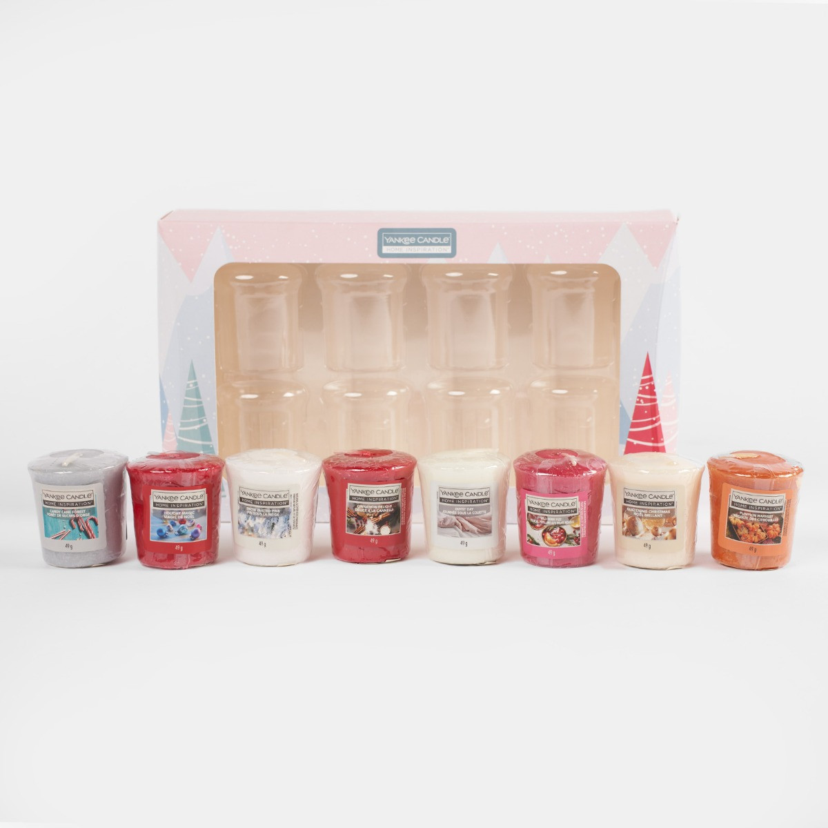 Yankee Candle Votive Set Of 8 Multi