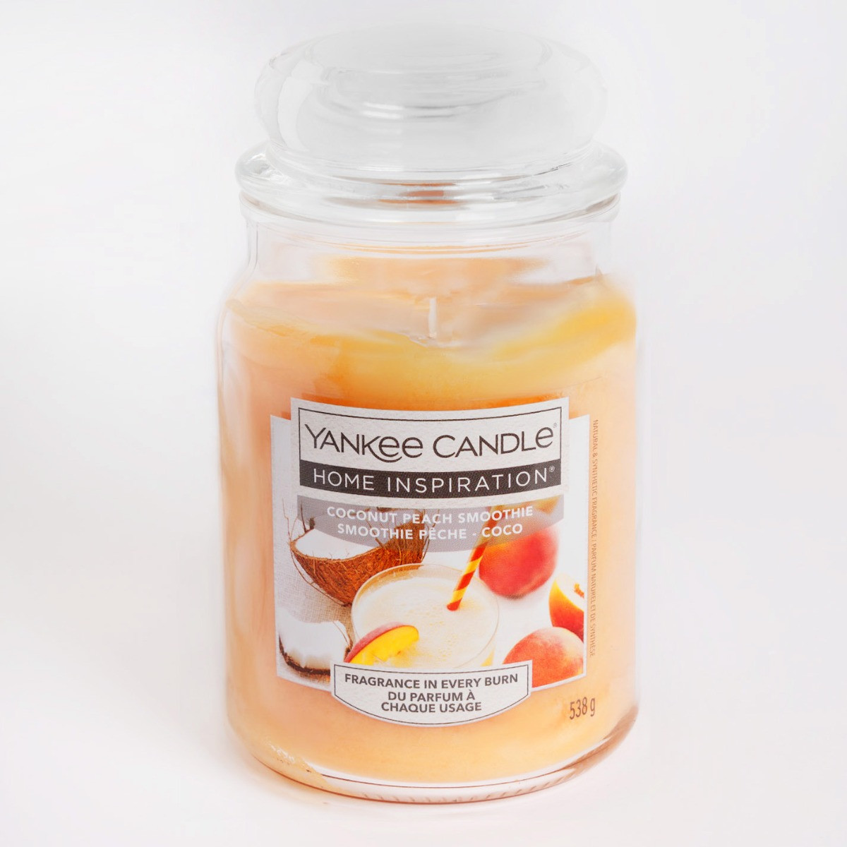 Yankee Candle Home Inspiration Large Jar - Coconut Peach Smoothie>