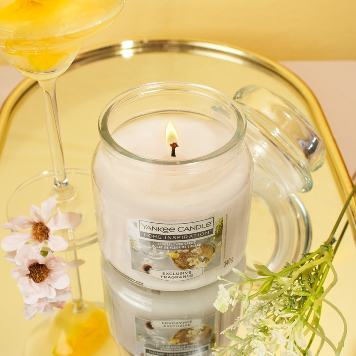 Yankee Candle Medium Jar - Elderflower Spritz>