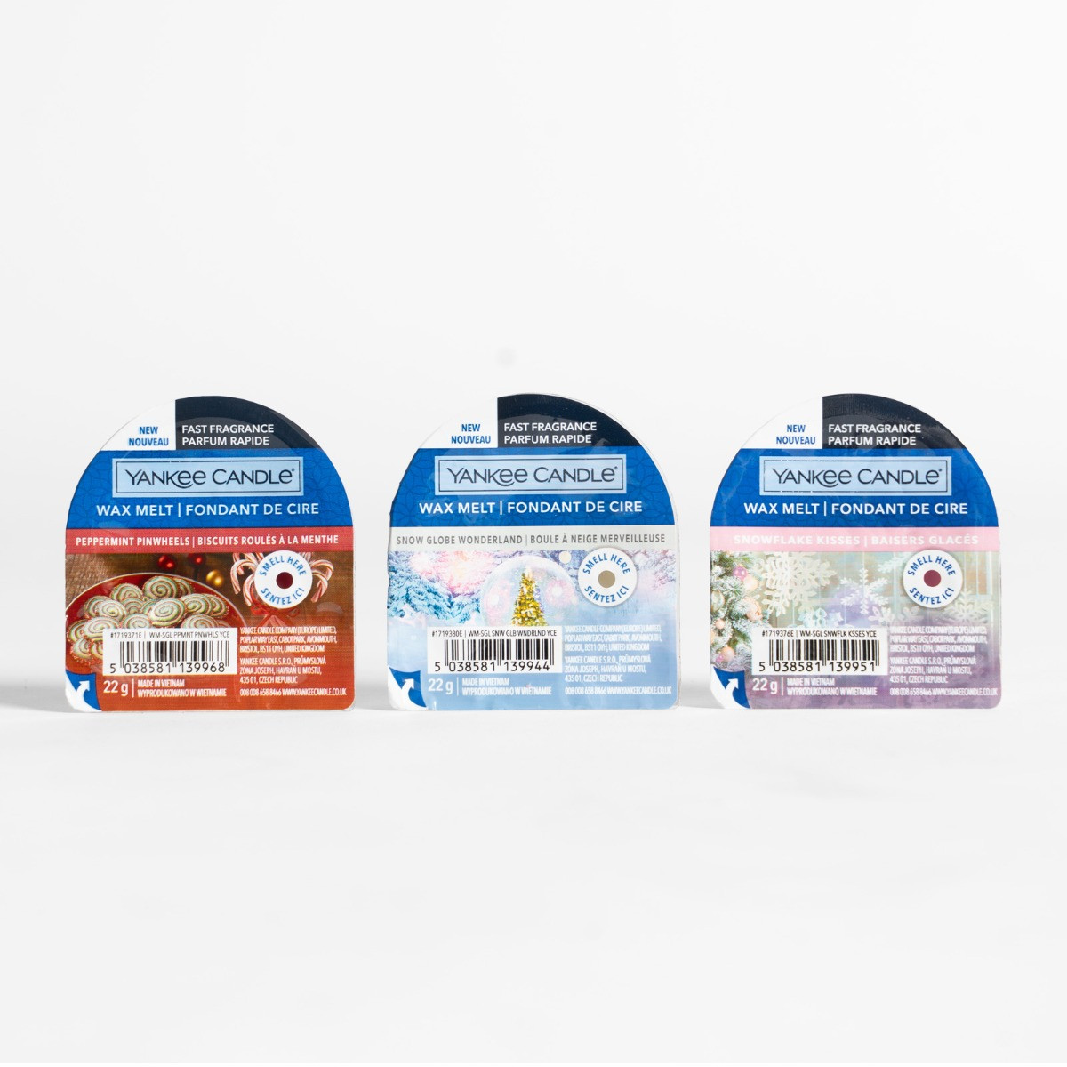 Yankee Candle 3 Wax Melts Christmas Gift Set>