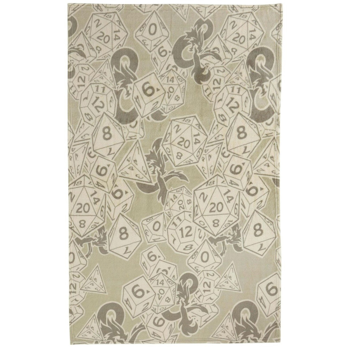 Dungeons & Dragons Throw, Grey - 100 x 150cm>