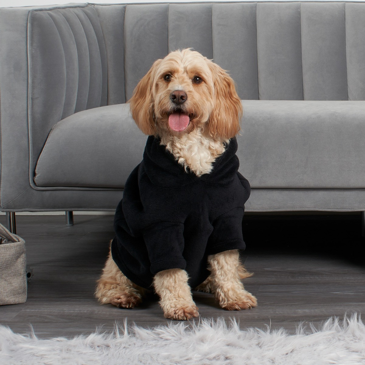 OHS Dog Hoodie Blanket - Black>