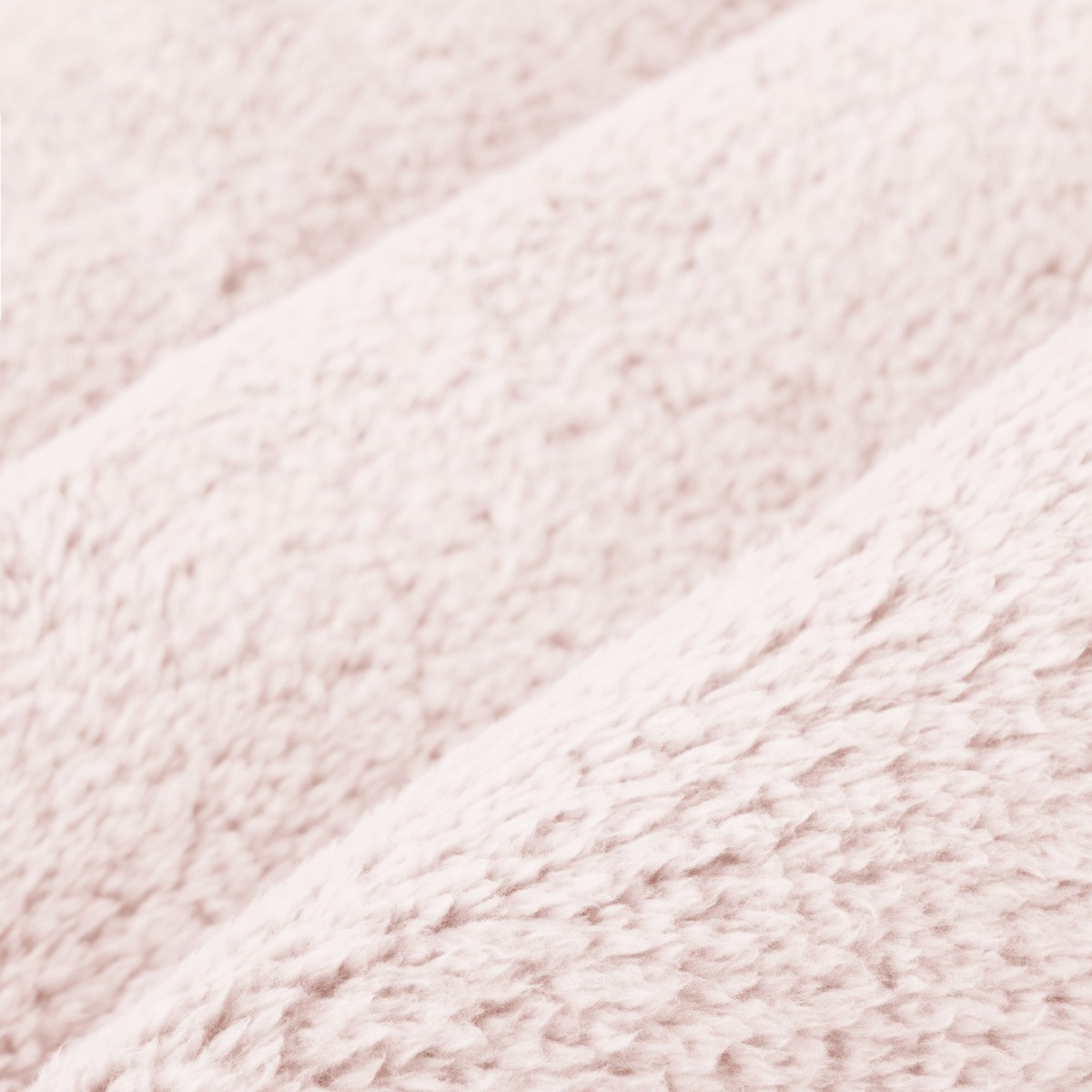 OHS Teddy Marl Throw - Blush Pink>