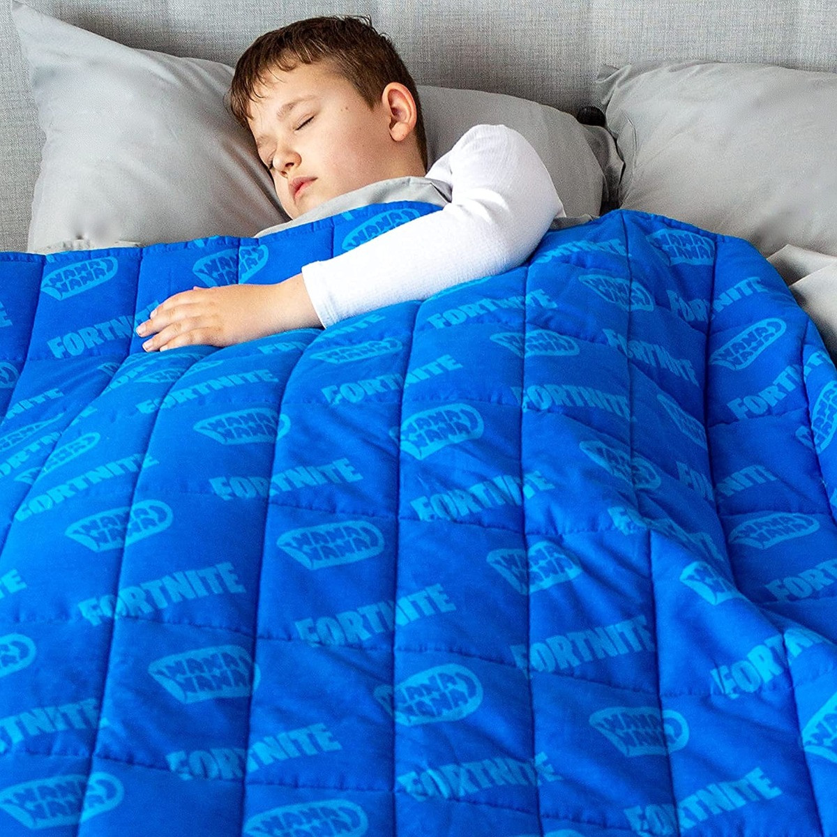 Fortnite Weighted Blanket - Blue>