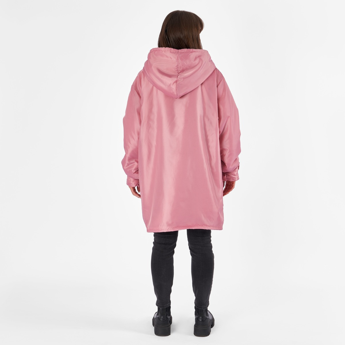 OHS Water Resistant Half Zip Changing Robe - Blush>
