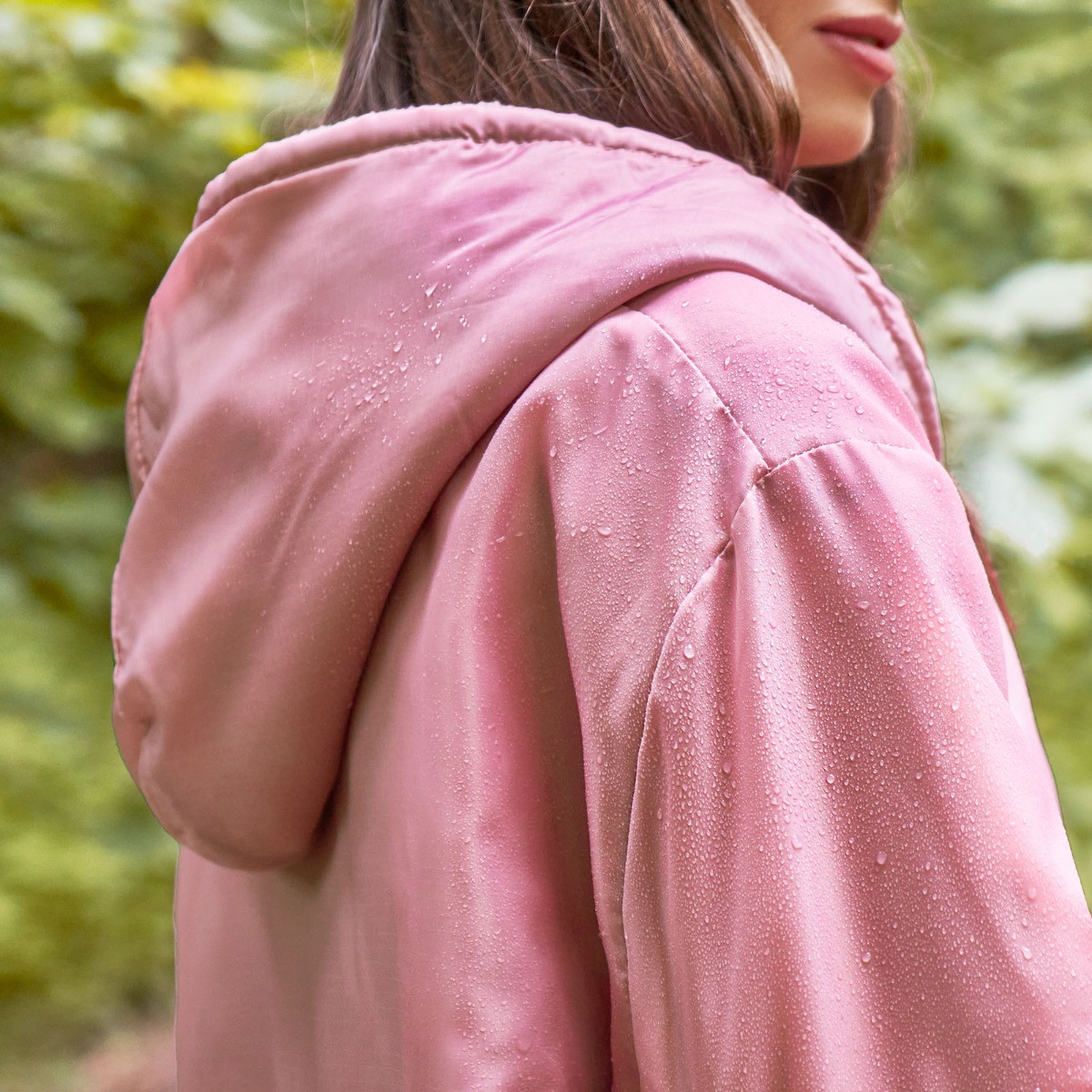 OHS Water Resistant Half Zip Changing Robe - Blush>