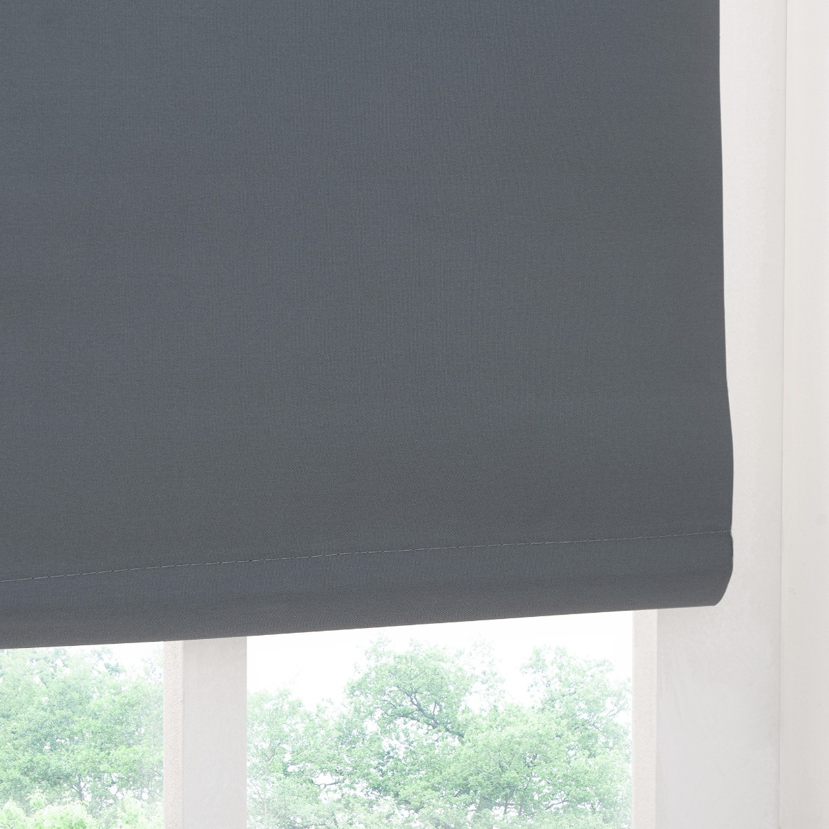 OHS Blackout Roller Blind, Charcoal - 60x170cm>