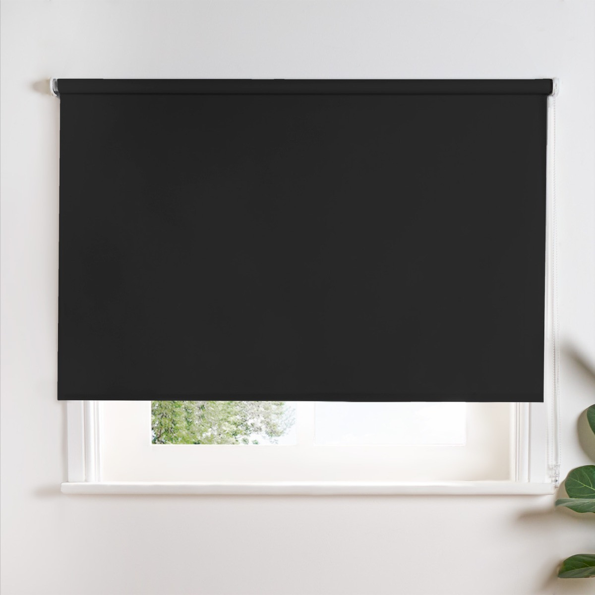 OHS Blackout Roller Blind - Black>